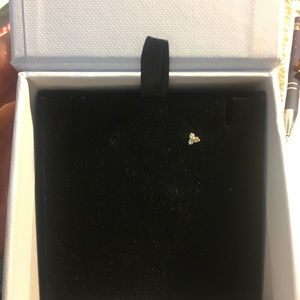 Mejuri Mini Lotus Stud Earring